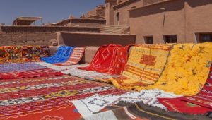 Karpet khas Maroko.