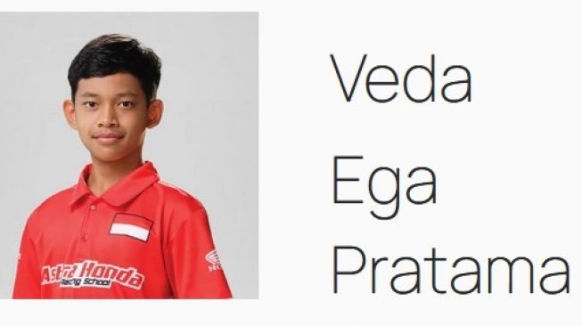 Veda Ega Pratama, rider Astra Honda Racing Team  [astra-honda.com]