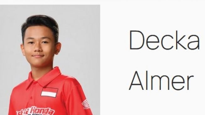 Decksa Almer Alfarezel, rider Astra Honda Racing Team [astra-honda.com]