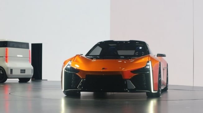 Toyota FT-Se, mobil sport listrik pertama dari lini Toyota GR dipamerkan di JMS 2023. [Dok Toyota]