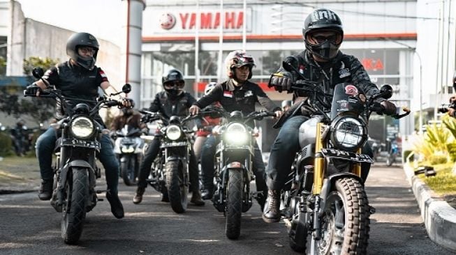 Event XSR 155 X BBQ Ride di Bandung  (11-12/3/2023) tampilkan keseruan hasil modifikasi, penjualan aksesoris, sampai riding seru seputaran Ibu Kota Provinsi Jawa Barat [PT YIMM].