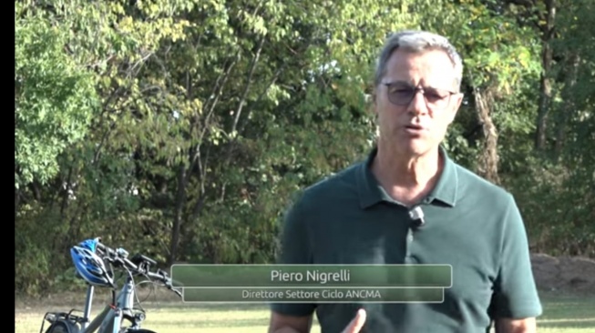 Piero Nigrelli, Direktur Sektor Sepeda di Confindustria ANCMA [screenshot video sepeda ANCMA].