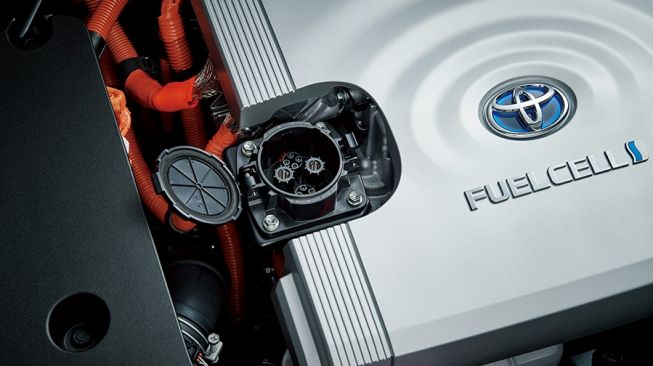 Sel hidrogen dari mobil FCEV All-New Toyota Mirai  [Toyota Global].