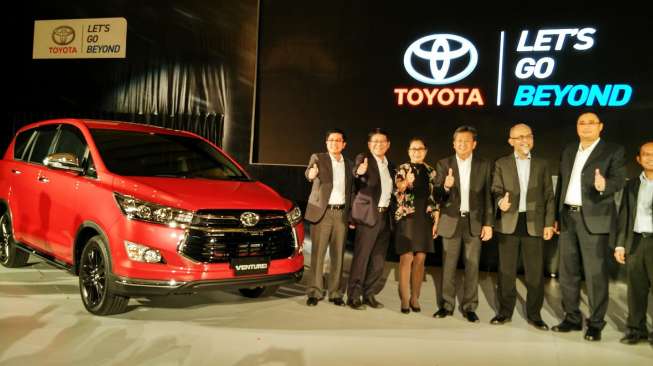 Toyota Luncurkan Kijang Innova Venturer di Jakarta, Senin (16/1/2017). [Musikpedia/Insan Akbar Krisnamusi]